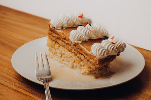 Torta chilena con tres leches porción