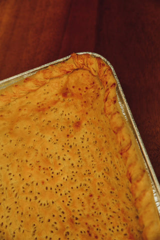 Pastel de pollo en crema de hongos