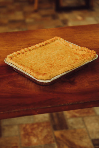 Pastel de pollo en crema de hongos